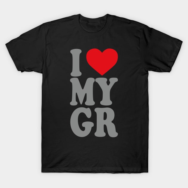 I Love My Girlfriend T-Shirt by AbstractA